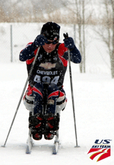 Disabled Skier  Competition