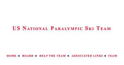 Skiing competition for disabled skiers - members of the Adaptive Ski Team