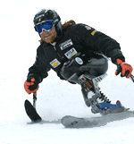 adaptive skier